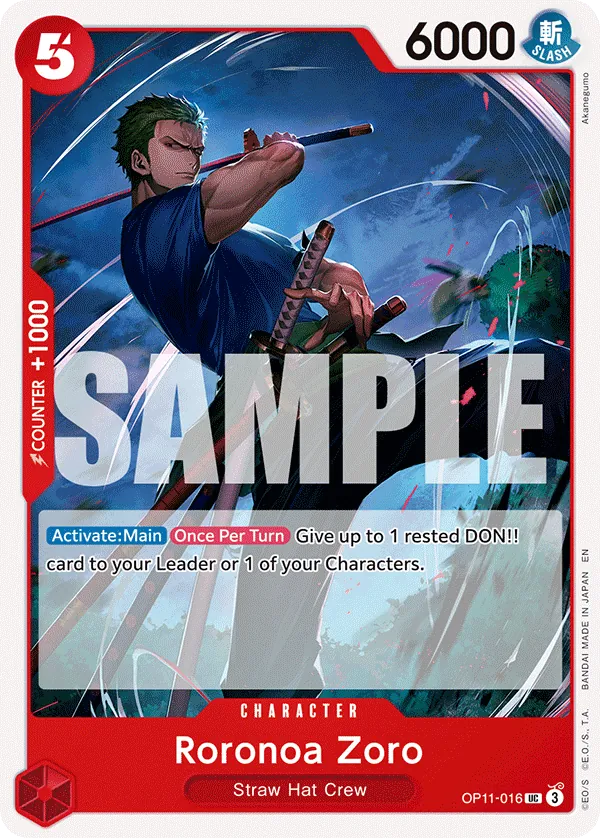 Roronoa Zoro - OP11-016 (Luffy Deck)
