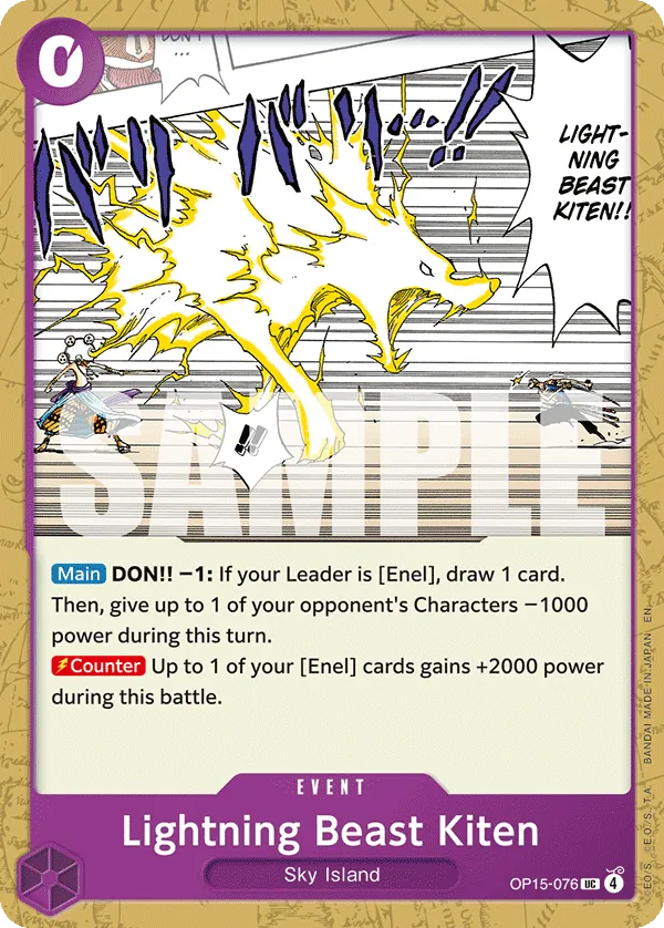 Lightning Beast Kiten (Dash Pack)