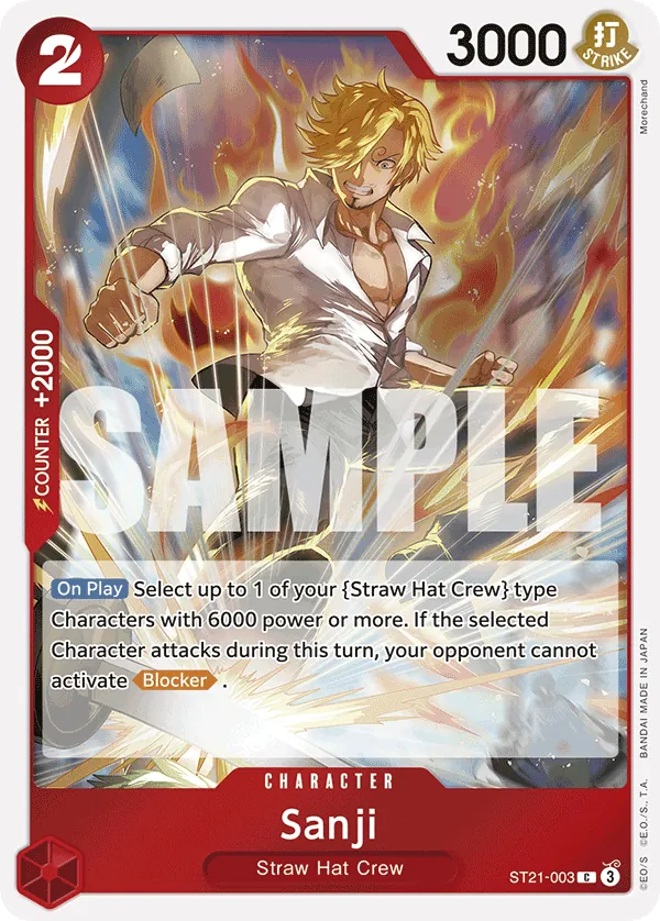 Sanji - ST21-003 (Luffy Deck)