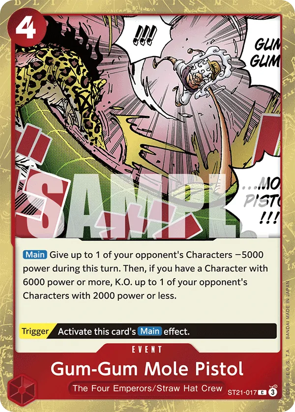 Gum-Gum Mole Pistol (Luffy Deck)