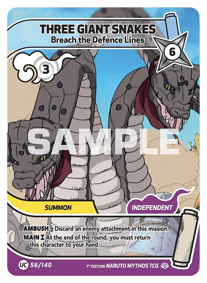 Three Giant Snakes