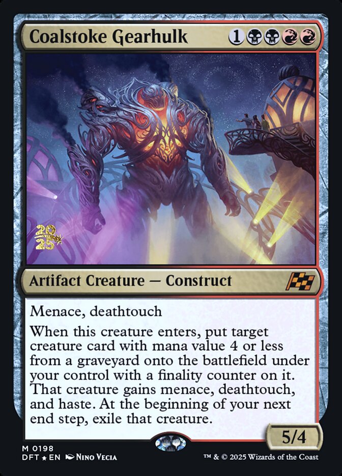 Coalstoke Gearhulk — Aetherdrift Promos 198s/160