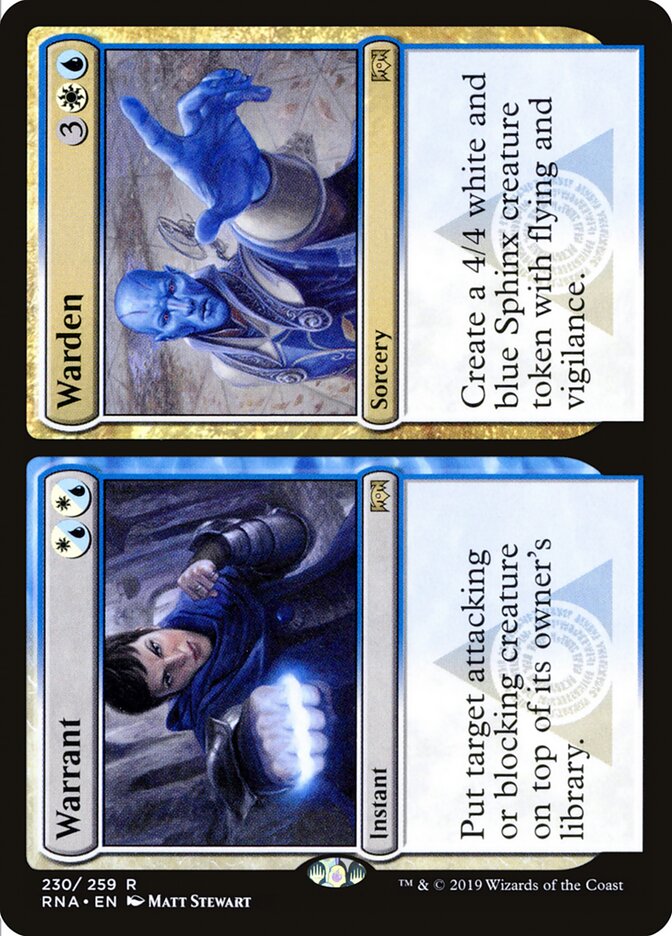 Warrant // Warden — Ravnica Allegiance 230/273