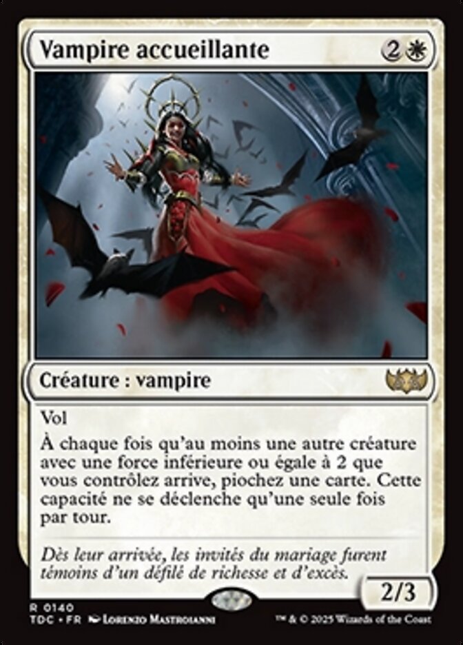 Vampire accueillante — Tarkir: Dragonstorm Commander 140/413