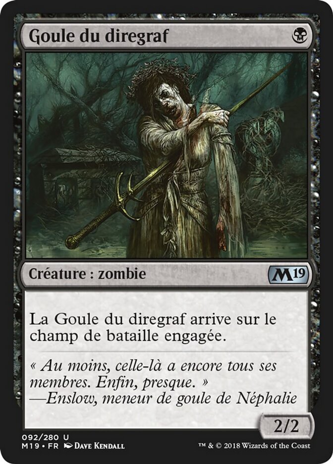 Goule du diregraf — Core Set 2019 92/314