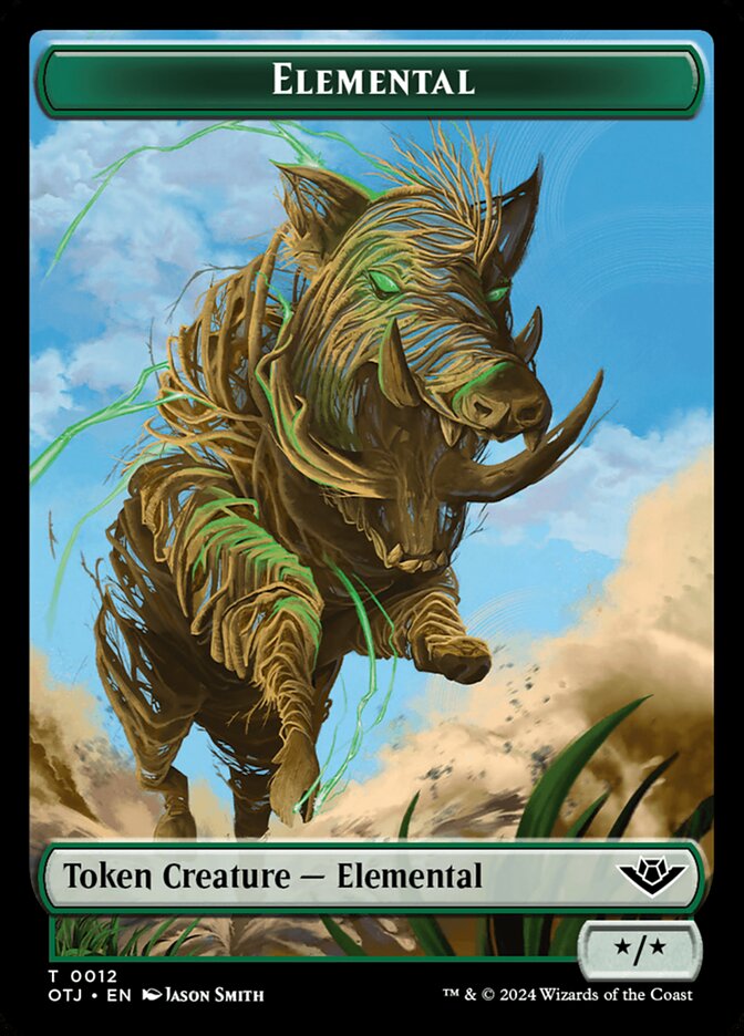 Elemental — Outlaws of Thunder Junction Tokens 12/19