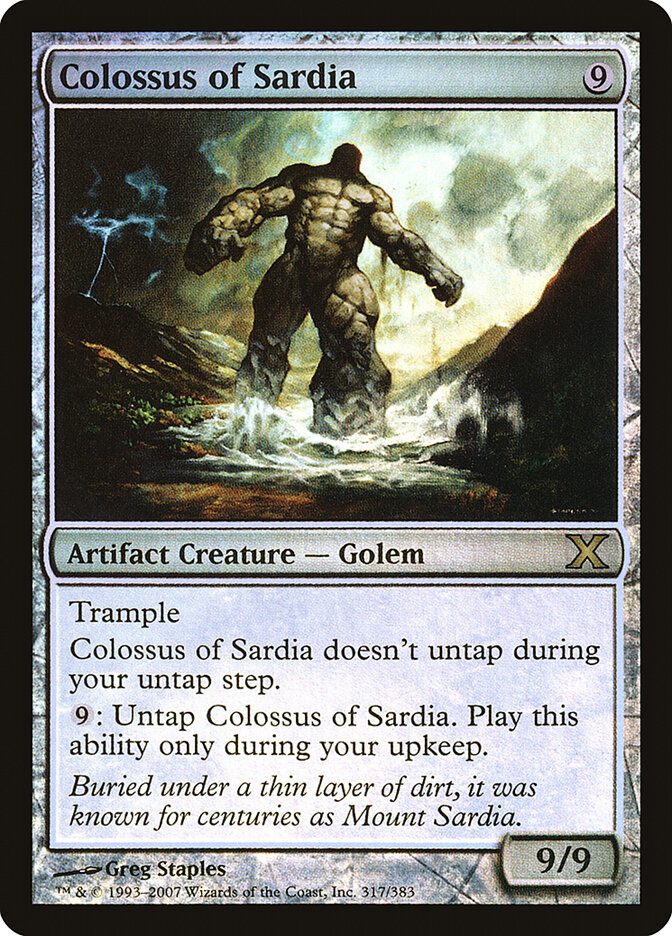 Colossus of Sardia — Tenth Edition 317★/510