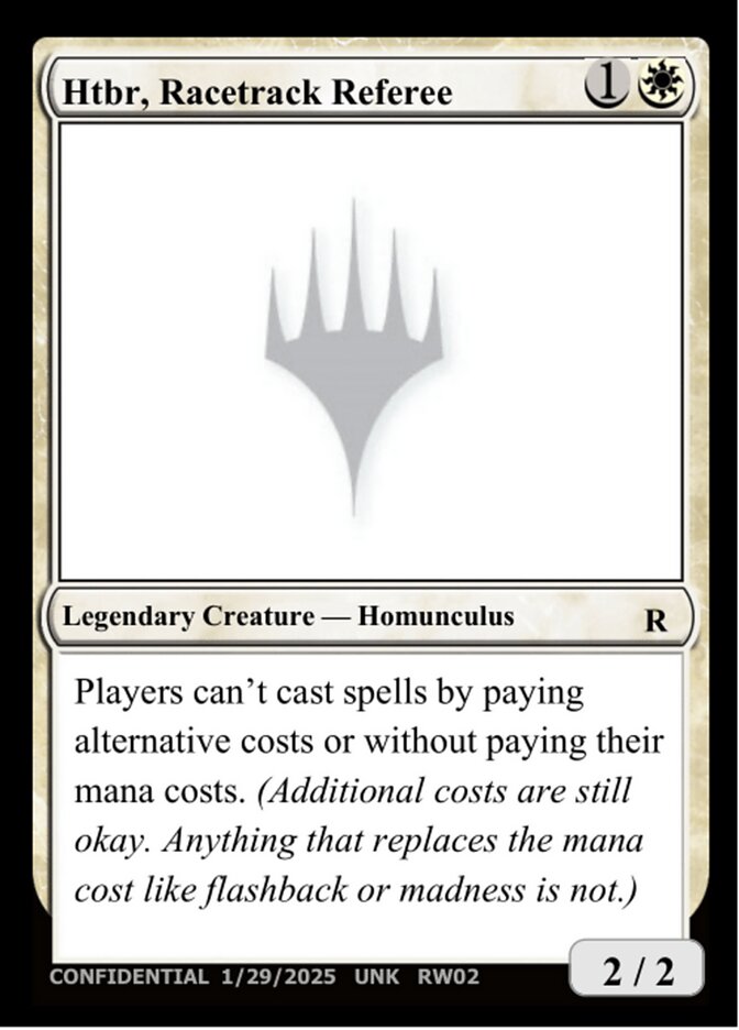 Htbr, Racetrack Referee — Unknown Event RW02/512