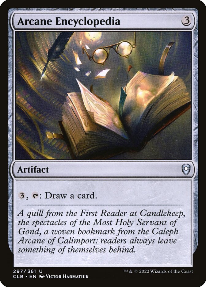 Arcane Encyclopedia — Commander Legends: Battle for Baldur's Gate 297/936