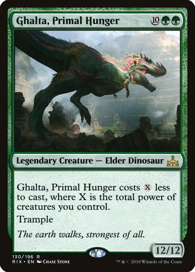 Ghalta, Primal Hunger — Rivals of Ixalan 130/205