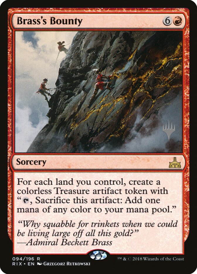 Brass's Bounty — Rivals of Ixalan Promos 94p/98