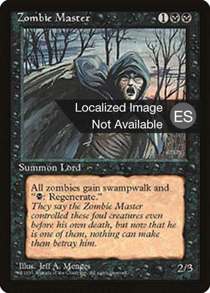 Zombie Master — Fourth Edition Foreign Black Border 174/378