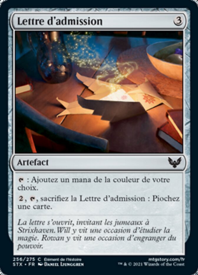 Lettre d'admission — Strixhaven: School of Mages 256/393