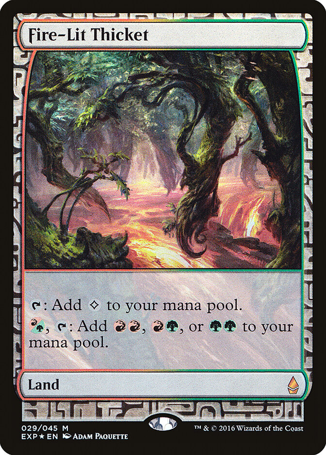 Fire-Lit Thicket — Zendikar Expeditions 29/45
