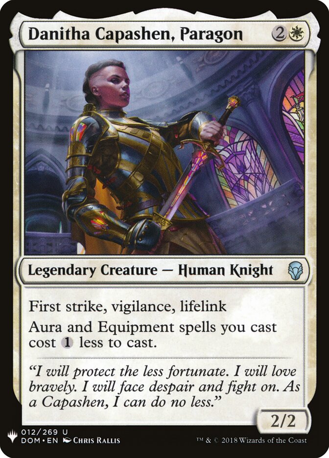 Danitha Capashen, Paragon — The List DOM-12/5581