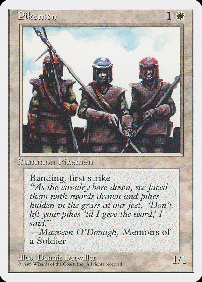 Pikemen — Fourth Edition 42/378