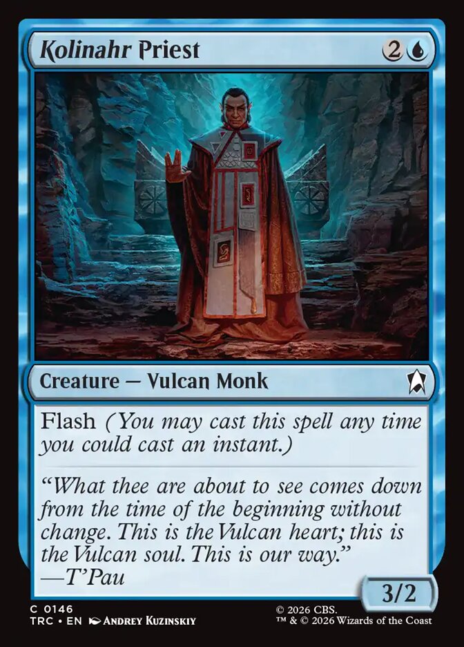 Kolinahr Priest — Star Trek Commander 146/41