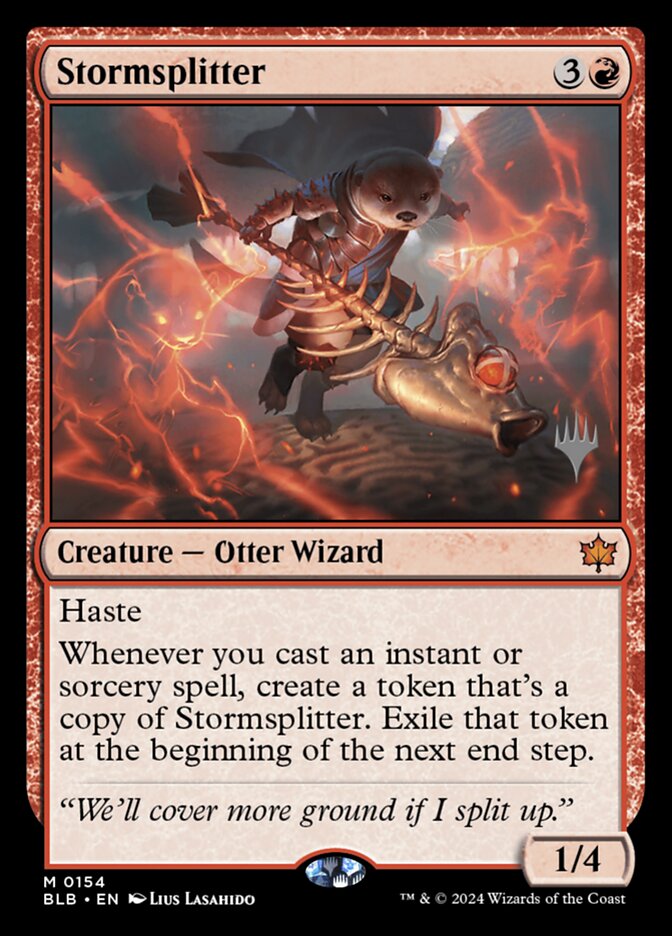 Stormsplitter — Bloomburrow Promos 154p/160