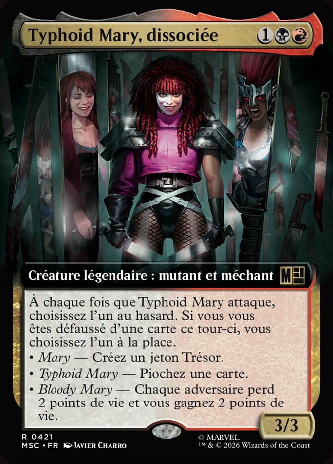 Typhoid Mary, dissociée — Marvel Super Heroes Commander 421/866