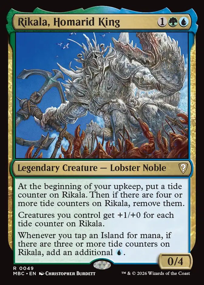 Rikala, Homarid King — Mystery Booster Commander Edition 49/80