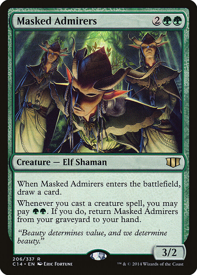 Masked Admirers — Commander 2014 206/337