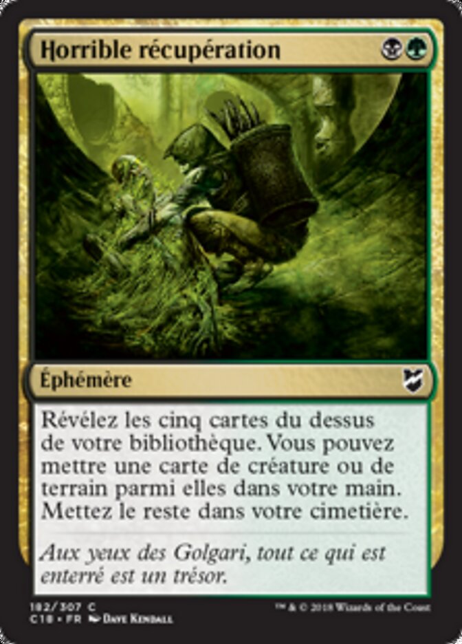 Horrible récupération — Commander 2018 182/307