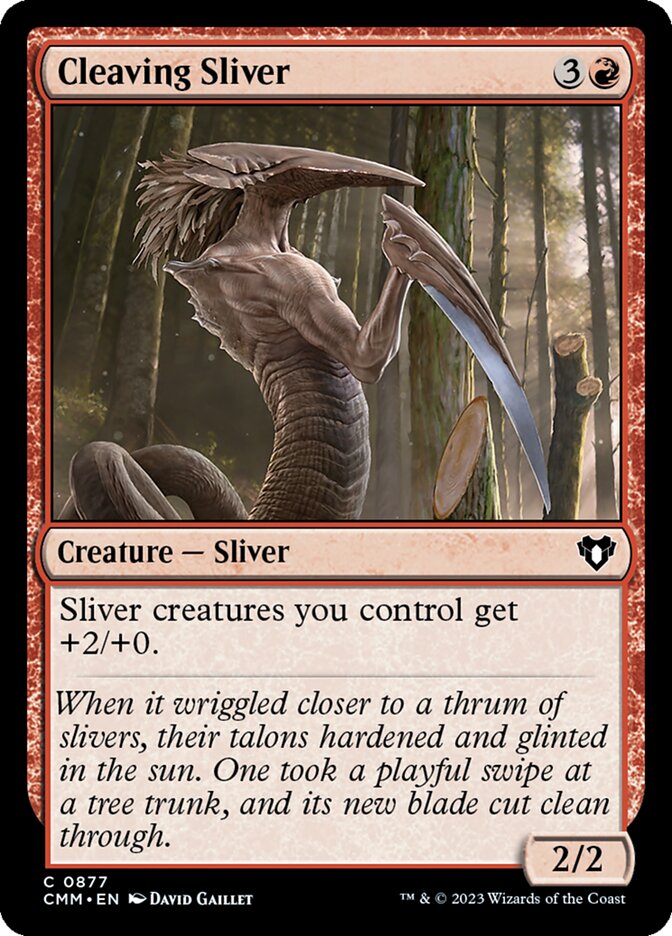 Cleaving Sliver — Commander Masters 877/1067