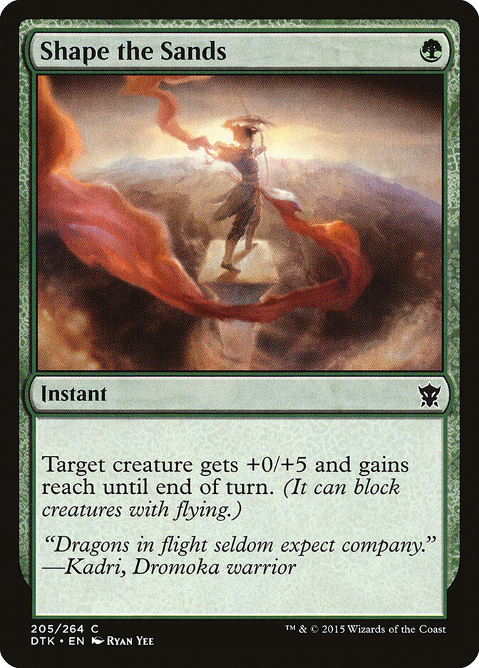 Shape the Sands — Dragons of Tarkir 205/264