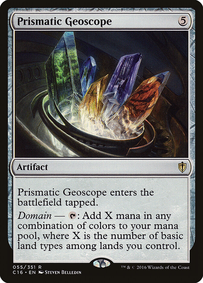 Prismatic Geoscope — Commander 2016 55/351