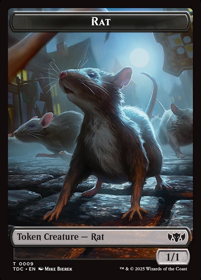 Rat — Tarkir: Dragonstorm Commander Tokens 9/34