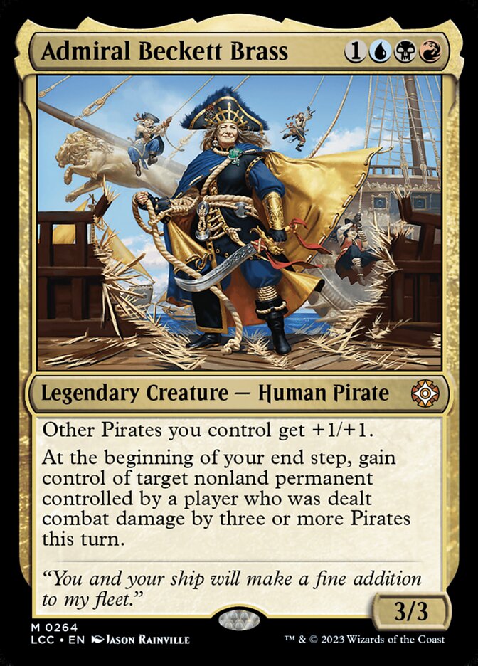 Admiral Beckett Brass — The Lost Caverns of Ixalan Commander 264/370