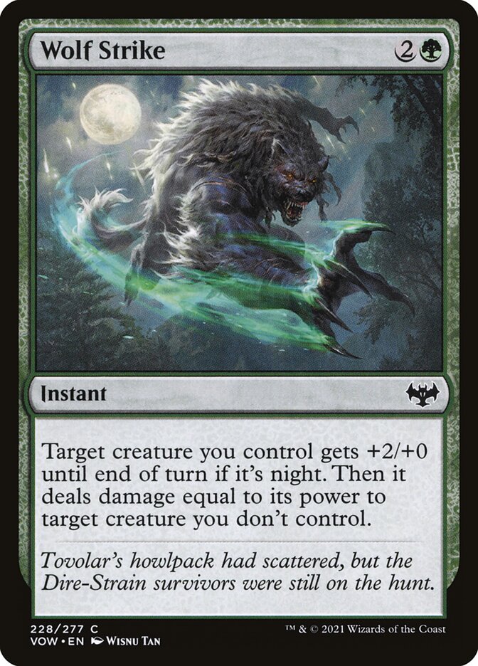Wolf Strike — Innistrad: Crimson Vow 228/423