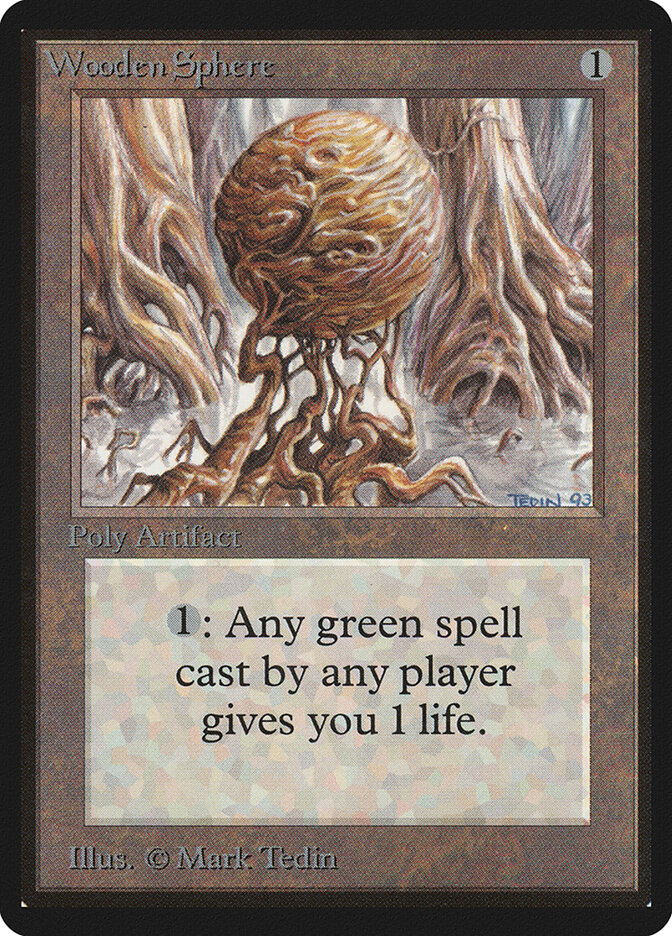 Wooden Sphere — Limited Edition Beta 277/302