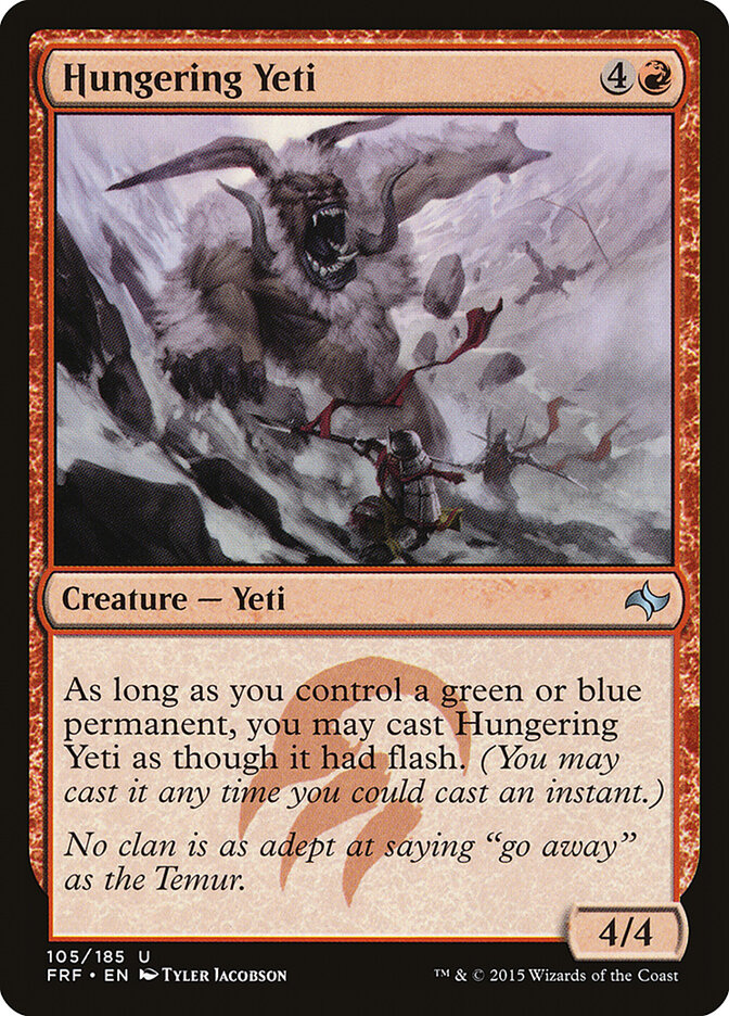 Hungering Yeti — Fate Reforged 105/191