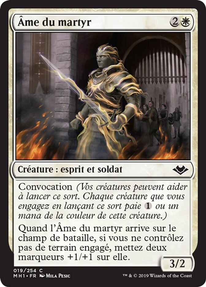 Âme du martyr — Modern Horizons 19/255