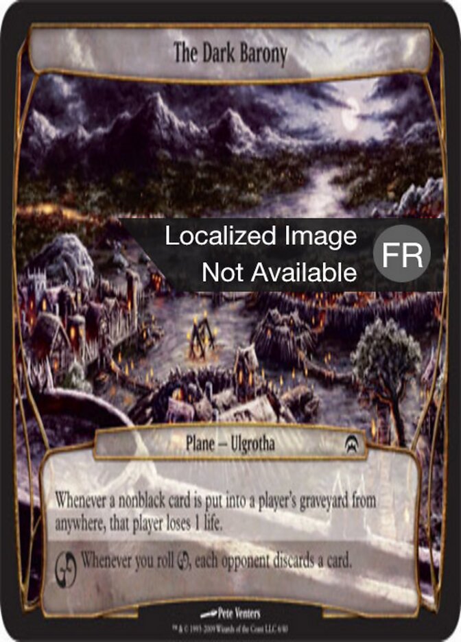 La Baronnerie Noire — Planechase Planes 6/40