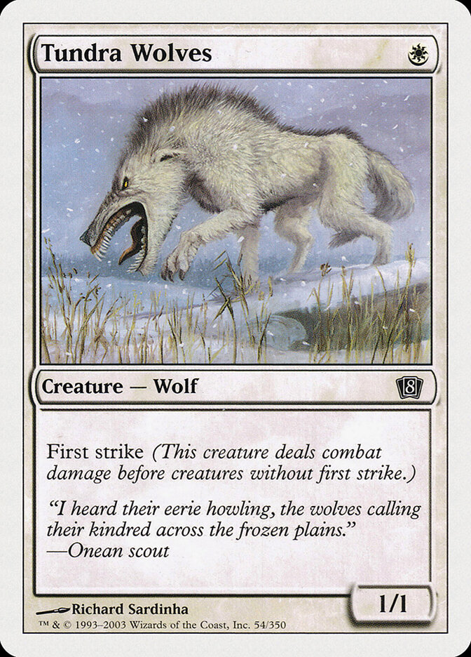 Tundra Wolves — Eighth Edition 54/710