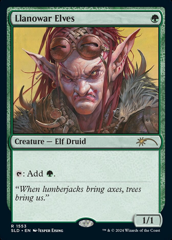 Llanowar Elves — Secret Lair Drop 1553/2754