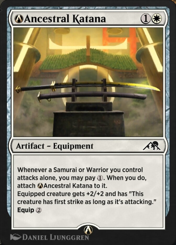 A-Ancestral Katana — Kamigawa: Neon Dynasty A-1/531