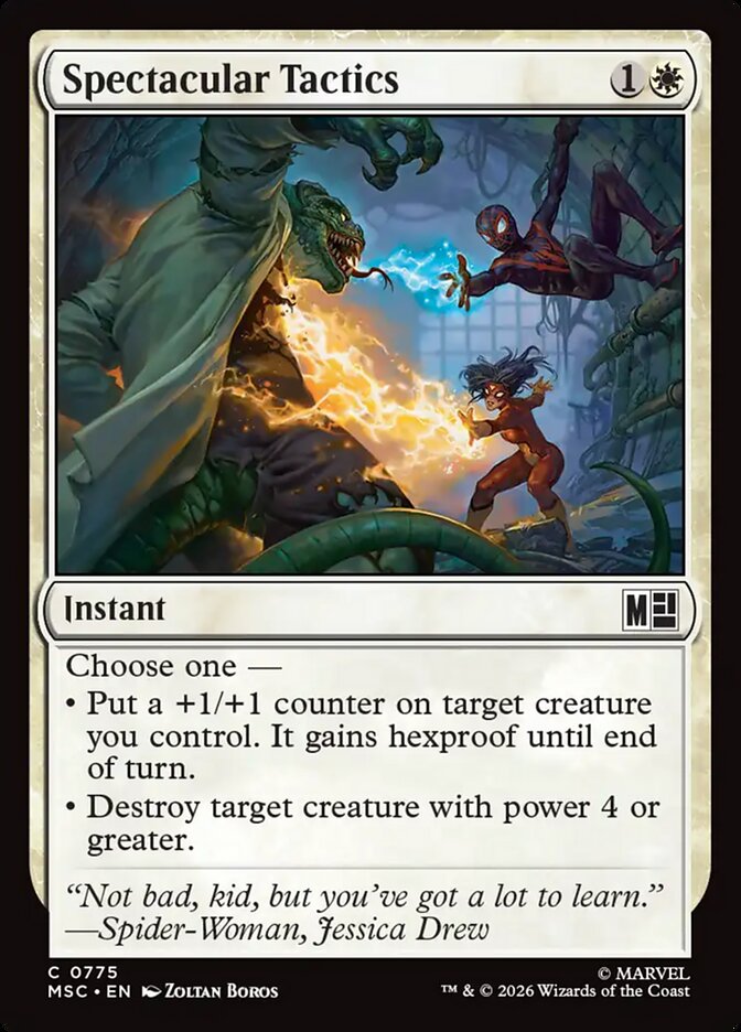 Spectacular Tactics — Marvel Super Heroes Commander 775/866