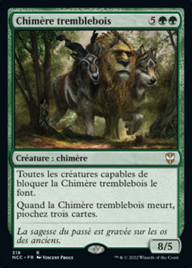 Chimère tremblebois — New Capenna Commander 318/447