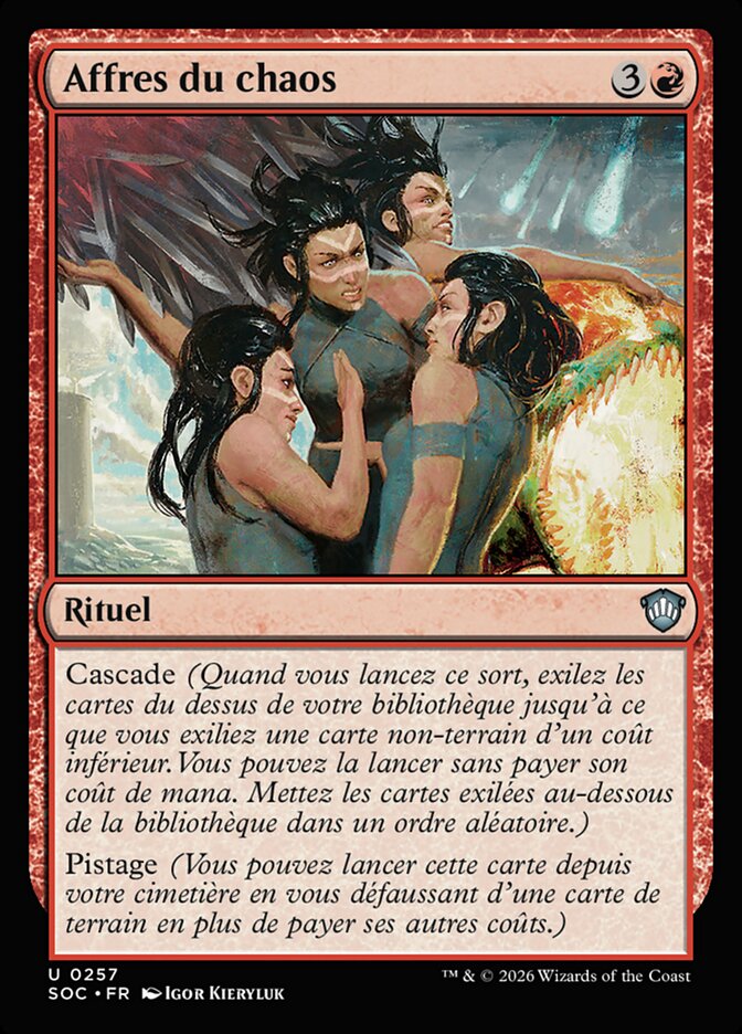 Affres du chaos — Secrets of Strixhaven Commander 257/426