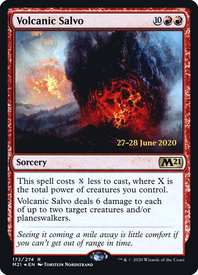 Volcanic Salvo — Core Set 2021 Promos 172s/137