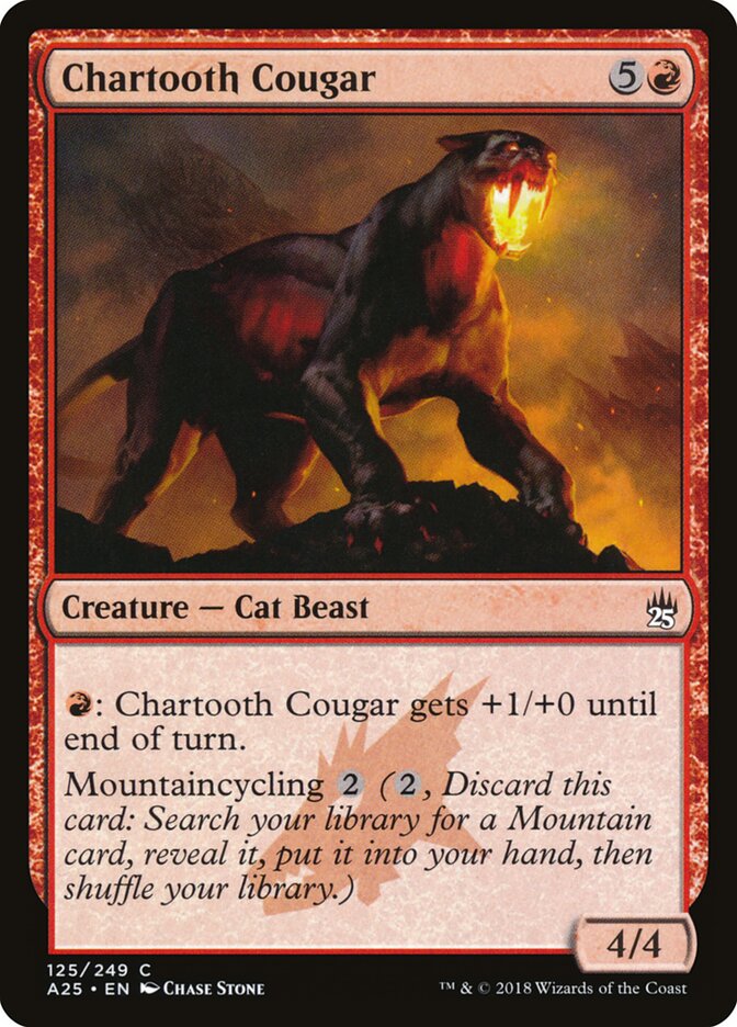 Chartooth Cougar — Masters 25 125/249