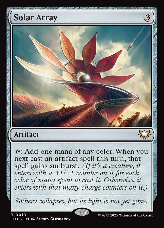 Solar Array — Edge of Eternities Commander 18/191