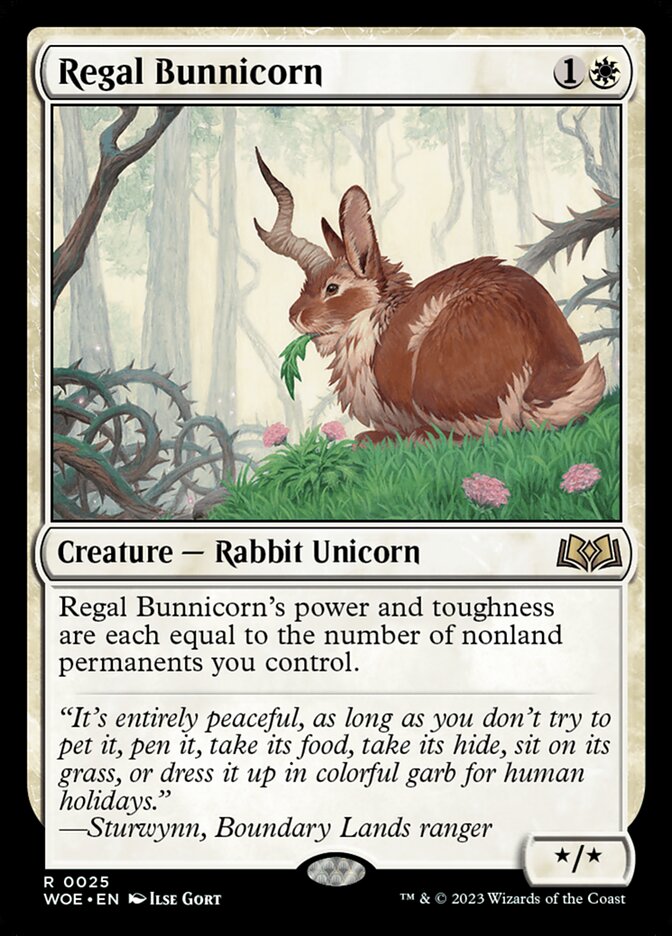 Regal Bunnicorn — Wilds of Eldraine 25/381