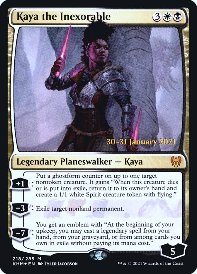 Kaya the Inexorable — Kaldheim Promos 218s/158