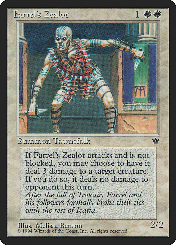 Farrel's Zealot — Fallen Empires 3a/187
