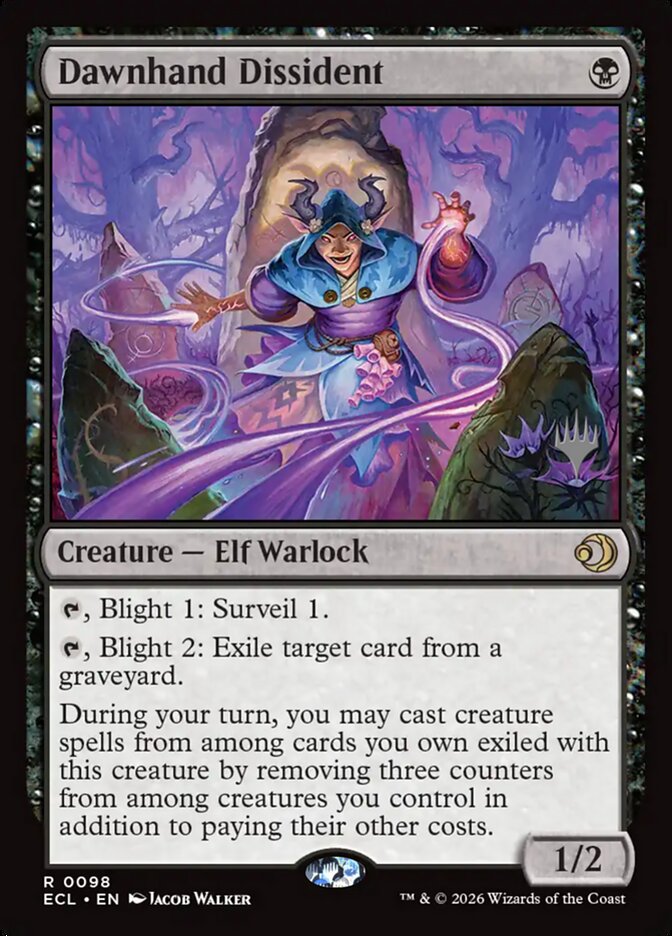 Dawnhand Dissident — Lorwyn Eclipsed Promos 98p/80