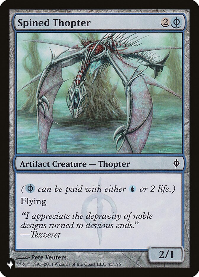 Spined Thopter — The List NPH-45/5581
